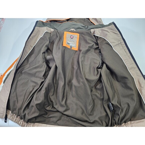 ALK Youth Boy's L 14/16 Protection System Tan Lightweight Waterproof Jacket NEW - Picture 3 of 6